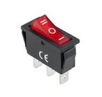 Tuimelschakelaar - 3 standen - 3 polig - 15A - verlicht - ro, Doe-het-zelf en Verbouw, Elektra en Kabels, Ophalen of Verzenden
