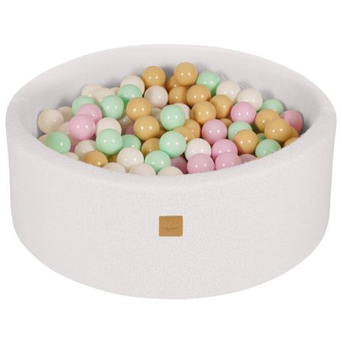 Zachte teddystof ballenbak met 200 ballen – veilig en sti., Kinderen en Baby's, Speelgoed | Educatief en Creatief, Nieuw, Ophalen of Verzenden