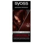 Syoss Salonplex 4-2 Mahonie Permanente Haarkleuring, Nieuw, Verzenden