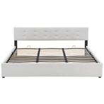 Gestoffeerd Bed Marbella - 180 x 200 cm - Wit - Bedlade, Huis en Inrichting, Verzenden, Nieuw