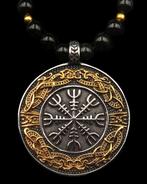 Noordse kompas Vegvísir Viking in obsidiaan - Moed,, Antiek en Kunst, Antiek | Boeken en Bijbels