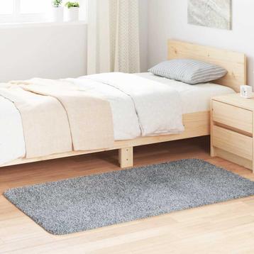 Hoogpolig Vloerkleed Navarra Polyester Lichtgrijs beschikbaar voor biedingen