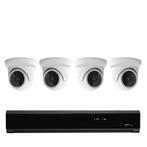 4x Professionele 4K Ultra HD IP Dome Bewakingscamera Set –, Audio, Tv en Foto, Videobewaking, Ophalen of Verzenden, Nieuw