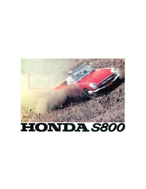 1966 HONDA S800 BROCHURE ENGELS, Boeken, Auto's | Folders en Tijdschriften, Honda