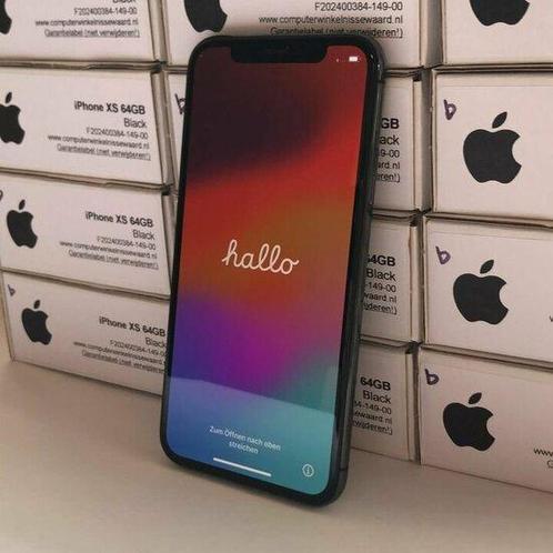Voordeelbundel Apple iPhone XS 10 64GB 5.8 inch zwart + g..., Telecommunicatie, Mobiele telefoons | Apple iPhone, Nieuw, Verzenden