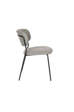 Brandvertragende eetkamerstoel Mascot Zwart/Lichtgrijs House, Verzenden, Nieuw