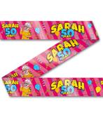 Sarah Afzetlint 50 Jaar Cartoon 12m, Hobby en Vrije tijd, Feestartikelen, Verzenden, Nieuw