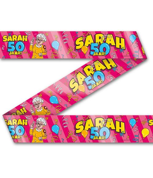 Sarah Afzetlint 50 Jaar Cartoon 12m, Hobby en Vrije tijd, Feestartikelen, Nieuw, Verzenden
