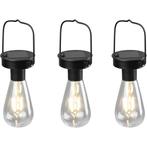 LED Hanglamp met Zonne-energie 3 Pack - Trion Camira - Dag, Tuin en Terras, Buitenverlichting, Nieuw, Overige typen, Led, Ophalen of Verzenden