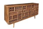 Massief dressoir MARRAKESCH 160 cm mangohout met boho-stijl, Ophalen of Verzenden, Nieuw