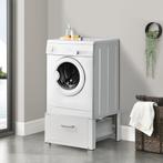 Wasmachine sokkel verhoger met lade 63x54x31 tot 150 kg wit, Nieuw, Verzenden