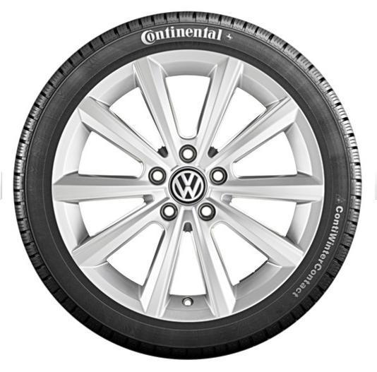 Winterset | 17 inch Merano | T-Roc | Volkswagen | Nieuw, Auto-onderdelen, Banden en Velgen, 17 inch, Winterbanden, 215 mm, Personenwagen
