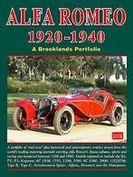 Alfa Romeo 1920 – 1940, Algemeen, Verzenden, Nieuw, Brooklands Books