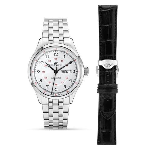 Philip Watch - Museum - Day & Date - Special Pack - FREE, Sieraden, Tassen en Uiterlijk, Horloges | Heren