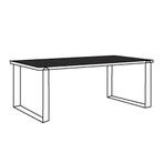 Eettafel-UM Toornwerd - eettafel, Nieuw, Overige materialen