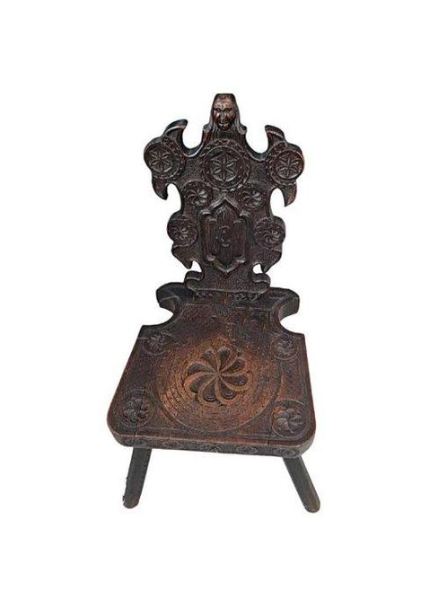 Sedia da orfanotrofio - Ospizio Nazionale Picci Derelitti, Antiek en Kunst, Curiosa en Brocante