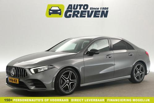 Mercedes-Benz A-Klasse 180 AMG Sfeerverl. LED Clima Virtual., Auto's, Mercedes-Benz, Te koop, Automaat, Sedan, Benzine, Zilver of Grijs