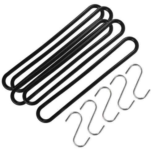 Talen Tools Spanrubbers met S-Haak – 25 cm – Zwart – 5, Auto diversen, Aanhangwagen-onderdelen, Nieuw, Ophalen of Verzenden