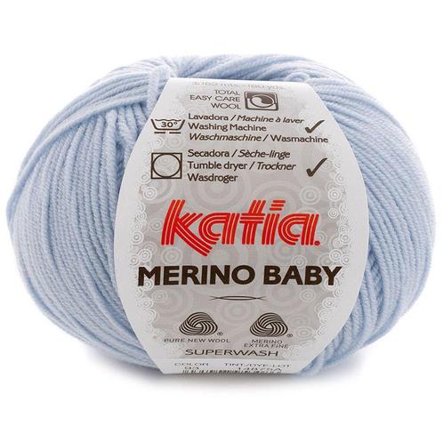 Katia Concept Merino Baby - 93 hemelsblauw - Wol Garen, Hobby en Vrije tijd, Breien en Haken, Ophalen of Verzenden