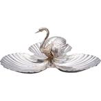Dienblad - Voorgerecht - zwaan en coquilleschelpen - .925