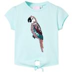 vidaXL Kindershirt 104 lichtzeeblauw, Verzenden, Nieuw