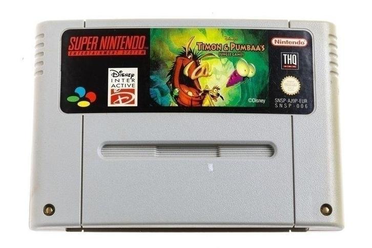 Timon & Pumba [Super Nintendo], Spelcomputers en Games, Games | Nintendo Super NES, Zo goed als nieuw, Ophalen of Verzenden