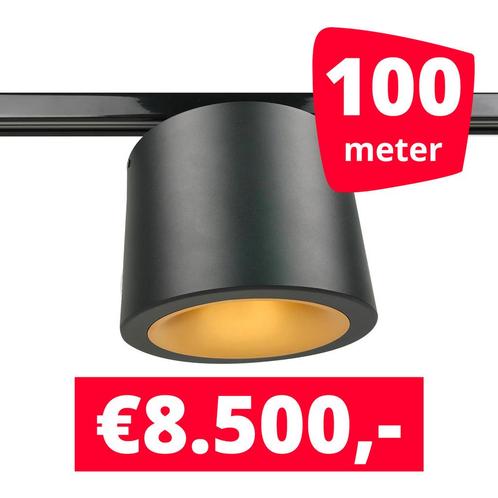 *TIP* LED Railverlichting CAN Horeca Black 100 Spots 2200K +, Zakelijke goederen, Kantoor en Winkelinrichting | Winkel en Inventaris