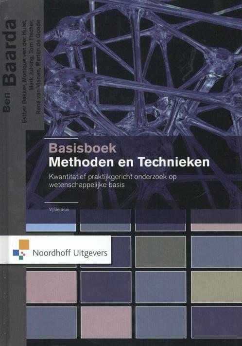 Basisboek methoden en technieken, 9789001807719, Boeken, Studieboeken en Cursussen, Zo goed als nieuw, Verzenden