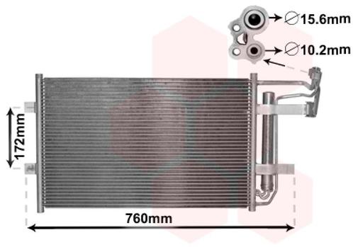 LUCHTCONDENSATOR VOOR MAZDA 5 2010-2018 C51361480A, Auto-onderdelen, Airco en Verwarming, Nieuw, Ophalen of Verzenden