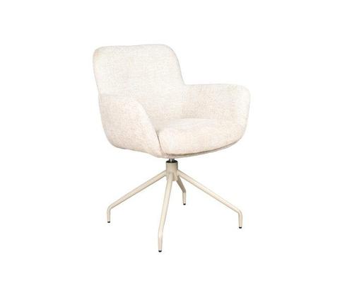 Eetkamerstoel Helsinki poot Atlas draaibaar Beige - be fine, Huis en Inrichting, Stoelen, Nieuw, Ophalen of Verzenden