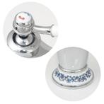 Retro wastafelkraan - 17,5x21 cm - chroom, Ophalen of Verzenden, Nieuw