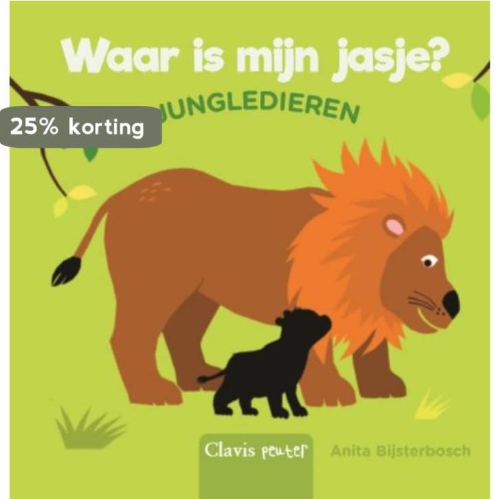Jungledieren / Waar is mijn jasje? 9789044829112, Boeken, Kinderboeken | Baby's en Peuters, Gelezen, Verzenden