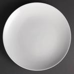 Witte porselein borden rond 31 cm (stuks 6), Verzenden