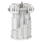 GGM Gastro | Kop & schotel dispenser - Roterend - Wit |, Verzenden
