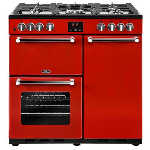 €1899 Belling Kensington 90DFT Range-fornuis Gaskookplaat R, Witgoed en Apparatuur, Fornuizen, Gas, Energieklasse A of zuiniger
