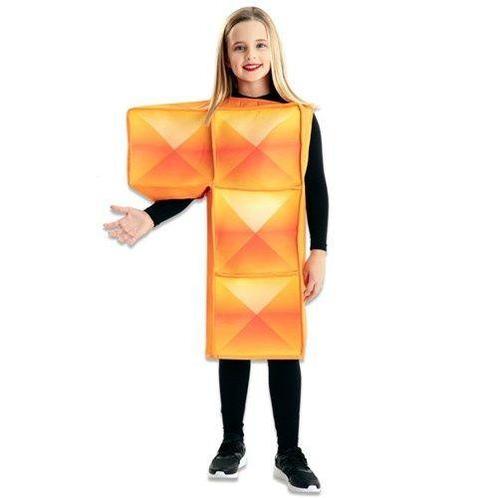 Tetris kostuum oranje kind, Hobby en Vrije tijd, Feestartikelen, Feestartikel, Nieuw, Verzenden