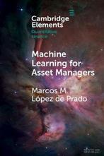 9781108792899 Machine Learning For Asset Managers, Boeken, Verzenden, Nieuw, Marcos M. Lopez de Prado