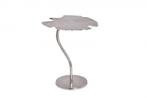 Decoratieve bijzettafel GINKGO LEAF 45cm zilver handgemaakt, Huis en Inrichting, Tafels | Sidetables, Ophalen of Verzenden, Nieuw