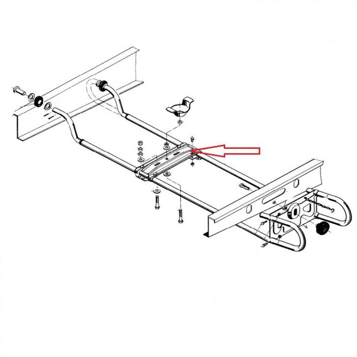 AL-KO Reservewielhouder EH1 Verbindingsplaat, Doe-het-zelf en Verbouw, Elektra en Kabels, Ophalen of Verzenden
