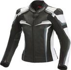 Büse Mille Dames Zwart Grijs Wit Leren Jas, Motoren, Kleding | Motorkleding, Nieuw met kaartje, Verzenden, Jas | leer, Dames