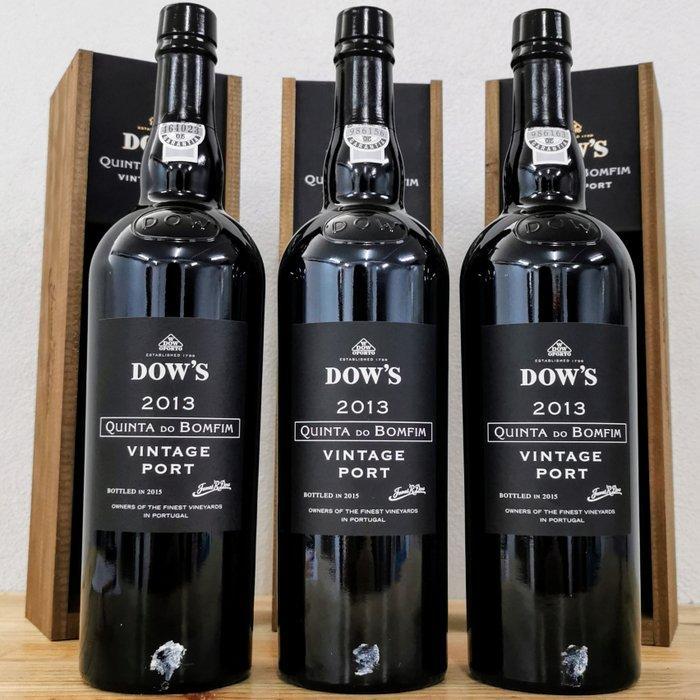 2013 Dows, Quinta do Bomfim - Vintage Port - Douro - 3, Verzamelen, Wijnen