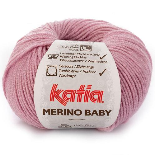 Katia Merino Baby - 69 oudroze - Wol Garen, Hobby en Vrije tijd, Breien en Haken, Ophalen of Verzenden