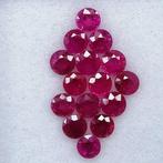15 pcs Rood Robijn - 1.93 ct - Instituto Gemólogico Español, Sieraden, Tassen en Uiterlijk, Edelstenen, Nieuw