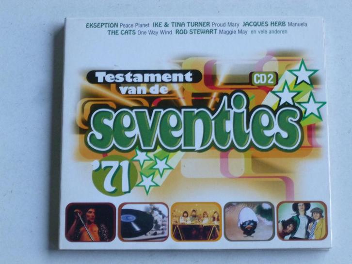 Testament van de Seventies 71 CD 2, Cd's en Dvd's, Cd's | Pop, Zo goed als nieuw, Verzenden