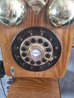 Analoge telefoon - Hout, IJzer, Plastic - Retro telefoon, Antiek en Kunst