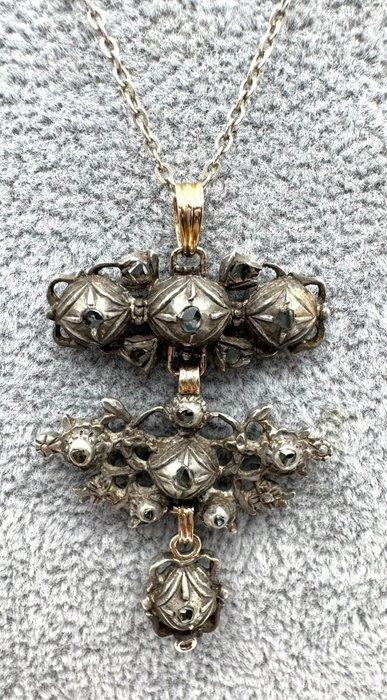 Zonder Minimumprijs - Ketting met hanger Zilver, Sieraden, Tassen en Uiterlijk, Antieke sieraden