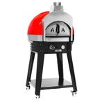 GGM Gastro | Pizzaoven op gas - Rood - Handmatig - incl. |, Verzenden