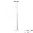 Reageerbuisjes glas met rand 20 cm Ø2 cm set 12 stuks, Ophalen of Verzenden, Nieuw