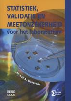 Boek Heron-reeks  -   Statistiek, validatie en meetonzekerhe, Verzenden, Zo goed als nieuw