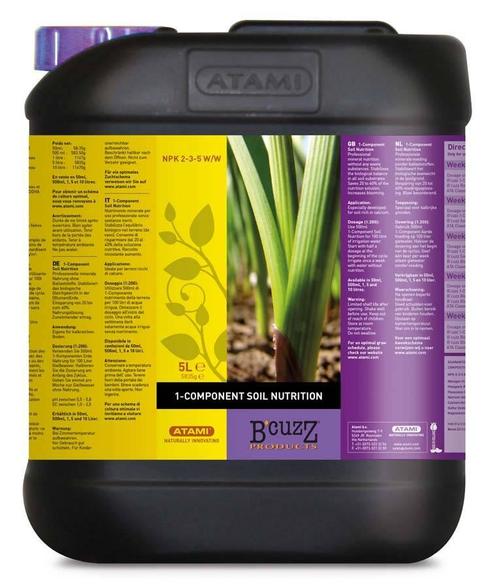 Bcuzz Aardevoeding 1 component 5 ltr, Tuin en Terras, Plantenvoeding, Nieuw, Ophalen of Verzenden